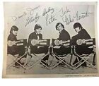 Vintage 1967 The Monkees Signed Micky Davy Peter Mike Picture Music