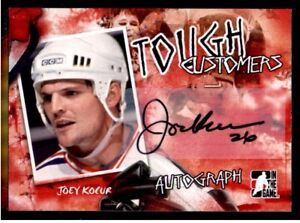 2005-06 ITG Tough Customers Autographs #Jk Joey Kocur Rangers Auto