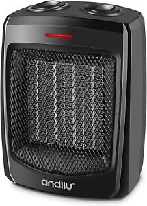 Andily Space Heater Electric Heater for Home and Office Ceramic Small Heater