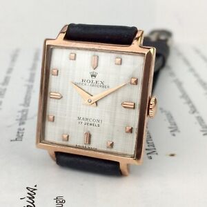 ROLEX Marconi 1950s size 30mm antique watch wristwatch manual winding（No,65）