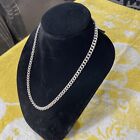 LikeNew Handcrafted .925 Silver Round Curb Chain 24in, 7.5mm  71.6 g Of Silver!!
