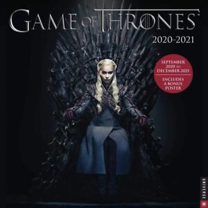 Game of Thrones 2020-2021 16-Month Wall Calendar Calendar – Wall Calendar, 20...
