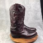 Tony Lama 2996 Cowboy Boots Mens 11.5D Burgundy Leather Classic Western