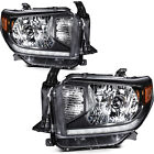 LED Headlights Assembly For 2014-2021 Toyota Tundra Black Housing Left + Right (For: 2015 Toyota Tundra)