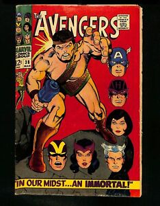 Avengers #38 Hercules! Enchantress! Black Widow! Marvel 1967