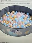 Kids Ball Pit Foldable Double Layer Oxford Cloth Play Ball Pool with Storage Bag