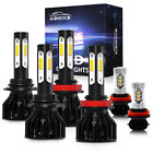For Honda Accord 2013 2014 2015 Combo LED Headlight Kit High Low Fog Bulbs 6pcs