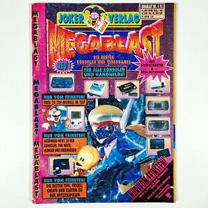 Joker Verlag Megablast #4 Nintendo Sega Mega CD Nes neo geo PC Engine Lynx Atari