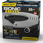 Bionic Steel Metal Garden Hose - Heavy Duty 304 Stainless Steel Lifetime Hose