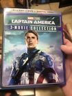 Captain America: 3-Movie Collection Blu-Ray + DVD + Digital - W/ Slipcover!