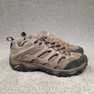 Merrell Moab Ventilator Shoes Mens 12 Walnut Brown Leather Vibram Hiking J86595