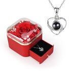 Mother's Day Gift Romantic Heart Cubic Zircon 925 Silver Filled Necklace Jewelry