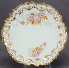 New ListingElite Works Limoges Pink & White Floral & Gold 7 7/8 Inch Plate C. 1896-1914