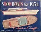 Chris Craft 1954 SHOWBOAT Yacht Boat Brochure / Catalog