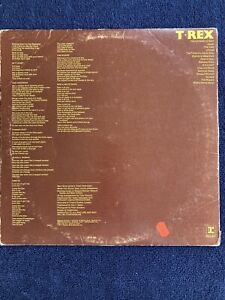 T. REX~ Debut Vinyl LP, 1971. CLEAN NO SCRATCHES!  Blank Front Cover. Fast Ship!