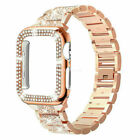 For Apple Watch Band Series 9 8 7 6 5 4 3 2 1 SE Ultra 2 Bling iWatch Strap Case