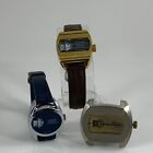 Lot of 3 - Vintage Lucerne Jump Hour Watches for Service/Parts