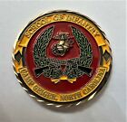 USMC Marine School of Infantry Grunt 0-3 SOI Camp Geiger NC Challenge Coin