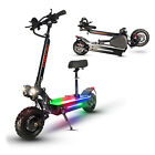 New Listing60v 5600w Electric Scooter Adult Dual Motor 11inch Off Road Tires Fast SpeedgB7Z