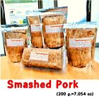 Thai Snack Smashed Roasted Pork  Side dish Appetizer Topping Pantry  Party Yummy