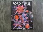 Ford Times - December 1960 - By The Ford Motor Company - Very Good Condition