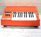 Vintage Orange Magnus Electric Chord Organ Tested And Works
