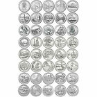 2012-2021 S ATB National Parks BU Quarter set(46 coins includes all S mint Qtrs)