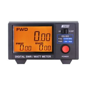 Original NISSEI DG-503 SWR Digital Power Meter 1.6-525Mhz Short Wave Meter