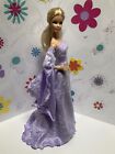 Lavender Panne Velvet Medieval Style Gown Set For Your 11.5” Fashion Doll