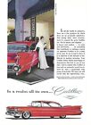 1959 Cadillac Vintage Color Print Ad Automobile Sedan General Motors GM Ephemera