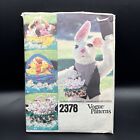 VTG Vogue 2378 Easter Bunny Ducks Rabbits Basket Spring Uncut Sewing Patterns