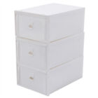 3 Drawer Plastic Storage Bin Cabinet Organizer Container Unit Boxes Stackable