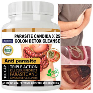 PARASITE DETOX Complete BODY CLEANSE Complex BROAD Spectrum Anti- PARASITE