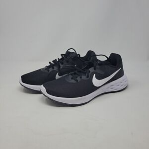 Nike Womens Revolution 6 DC3729-003 Black Running Shoes Sneakers Size 10