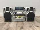 AIWA STEREO SYSTEM, VINTAGE, FULLY FUNCTIONAL, SURROUND SOUND CA-DW637, REMOTE
