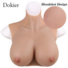Realistic Silicone Breast Forms Breastplate Crossdresser Fake Boobs Tits B-H Cup