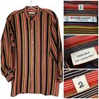New ListingYVES SAINT LAURENT  RIVE GAUCHE 100% Silk Multicolor Blouse Shirt Size 2 VGC