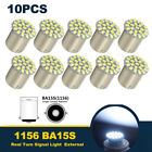 10Pcs 1156 BA15S LED Car Bulb 1206 22SMD Light Brake/Turn/Tail/Revese Lamp White