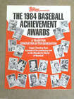 TOPPS BASEBALL ACHIEVEMENT AWARDS TOP ROOKIES - 1984 - KIRBY PUCKETT  GALARRAGA