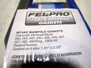 FEL-PRO 1263 Intake Manifold Gasket Set Chevy GMC 5.7 305 350 Performance Gasket (For: 1992 Pontiac Firebird Formula)