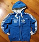Adidas Originals blue retro 1980 USSR sweatshirt zip-up hoodie sz Medium used