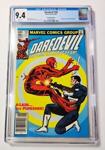 Daredevil #183 CGC 9.4/NM White Newsstand 1st Punisher & DD Meeting/Miller Cover