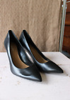 Calvin Klein Gayle Womens Black Leather Pumps Heels Shoes Size 5
