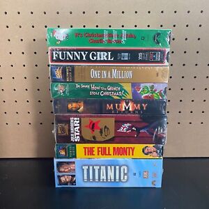 Huge VHS Lot Sealed Brand New Rare Titles Lot Of 8