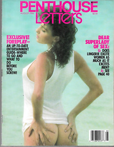 PENTHOUSE LETTERS Mag  Aug 1986 - GINGER LYNN - X-Stars - No Label
