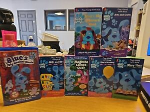 Blues Clues  Lot 7 VHS Tapes Mold Free