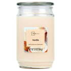 Mainstays Vanilla Scented Single-Wick Large Glass Jar Candle, 20 oz.