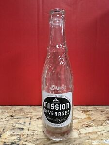 Mission Beverages Advertising Bottle 7 oz Mission Orange Bottling Co. Cloquet