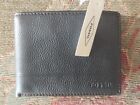 Fossil Wallet Black Leather New