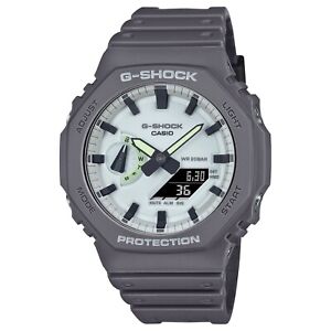 Casio G-Shock GA2100HD-8A Luminecent Glow in the Dark Dial Gray Watch
